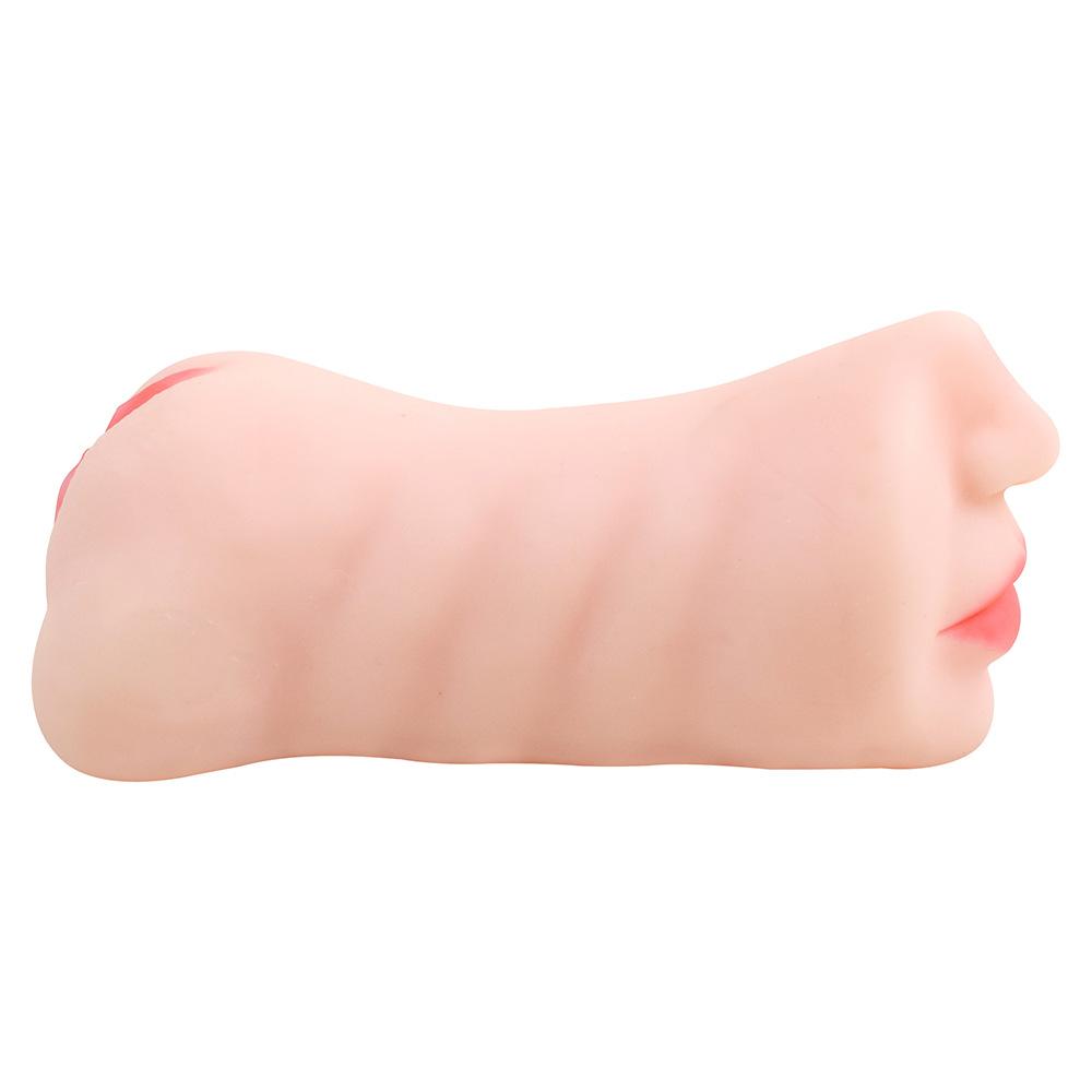 Oral Cunnilingus Aeroplane Cup Inverted Mould Male Masturbator Dual-Channel Adult Erotic Sex Products