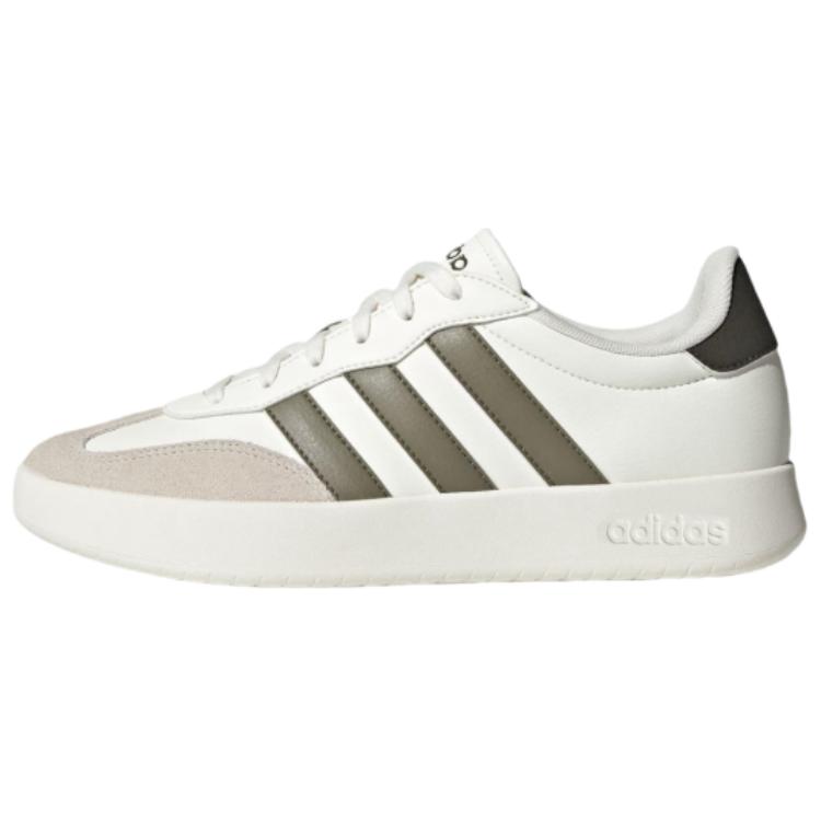 Adidas Anti-Slip Wear-Resistant Low-Top Skateboard Shoes Unisex White Sneakers JI2309