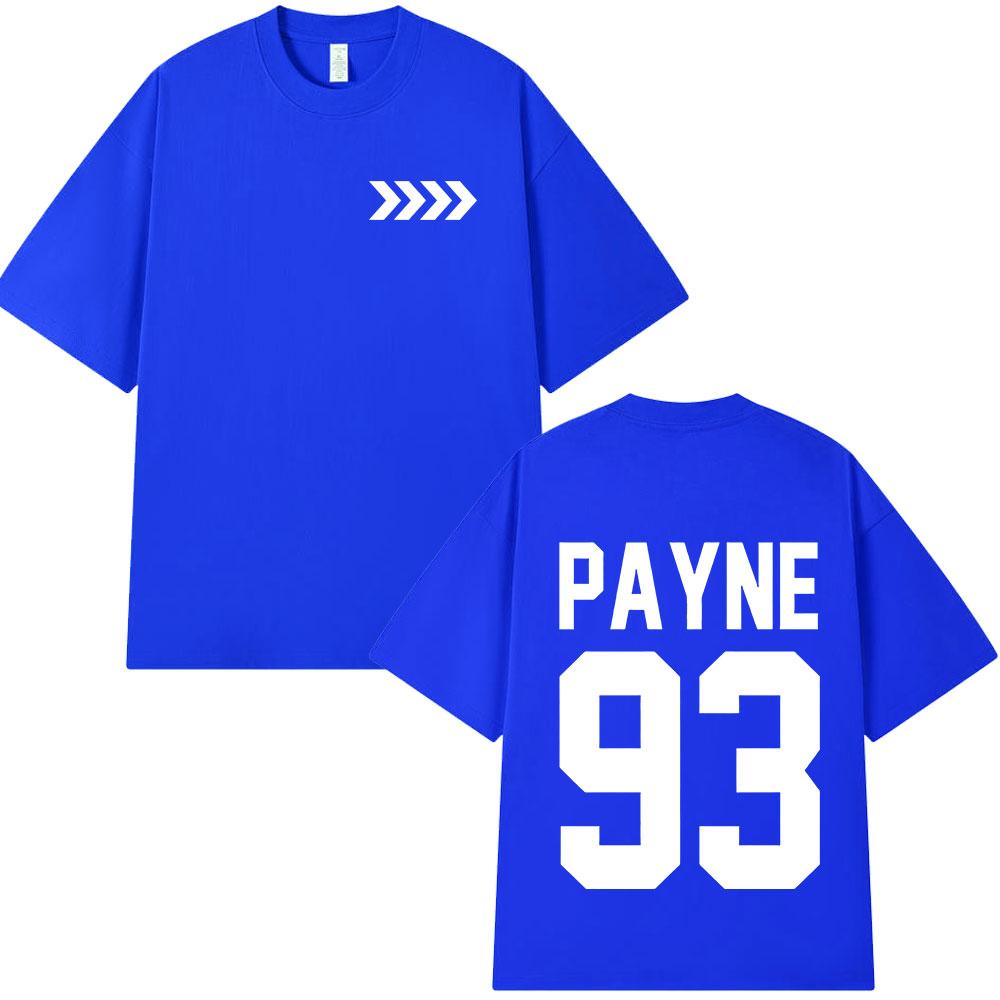 Liam Payne Tribute T Shirts Payne 93 Merch Fans Gift Men Clothing Short Sleeve Oversized T-shirts Hip Hop Street Style Tee Shirt