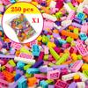 250/500/750 1000 Stück Ersatzteile DIY Klassische Bausteine Bauen Weihnachtsgeschenk Kreative Moc-Sets Stadt Spielzeug