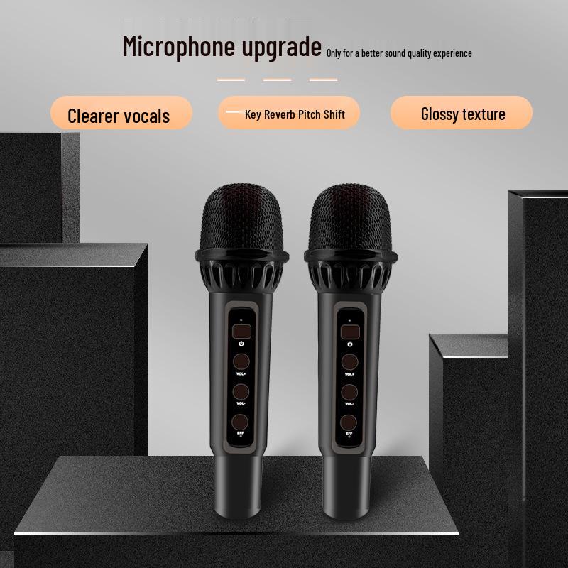 Wireless KTV Speaker with Bluetooth Lyrics Display & Reverb Control