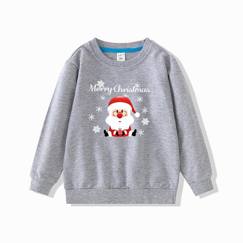Toddler Girls' Christmas Sweatshirt - Spring/Autumn Pullover, New Southeast Asia Arrival