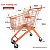 Foldable Double-Layer Shopping Cart