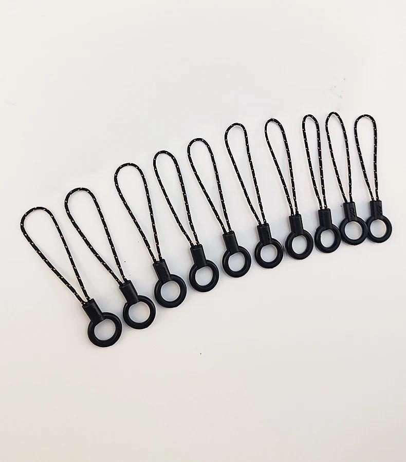 Mobile Phone Lanyard Black Circle Small Rope Head Small Accessories Circle Rope Universal Anti-lost Phone Case DIY Lanyard Keys