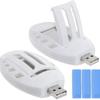 Lot De 2 Répulsifs À Moustiques USB À Brancher, Portables, Avec 120 Plaquettes Répulsives, Pour Randonnée Et Extérieur