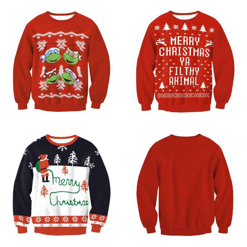 Christmas Reindeer Hoodie Sweatshirt With 3d Print For Holiday Casual Wear Men