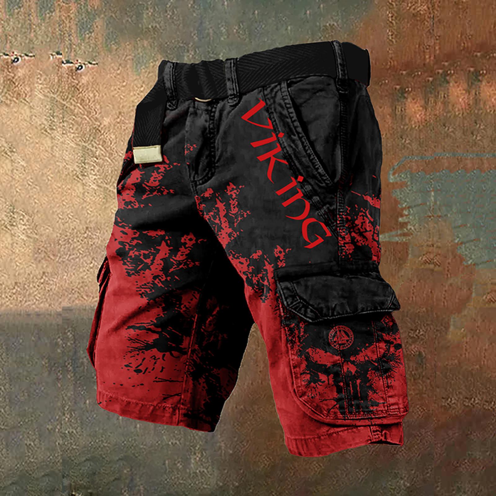 

Мужские Повседневные Свободные Шорты Повседневные Шорты для Бега с Карманами L чёрный