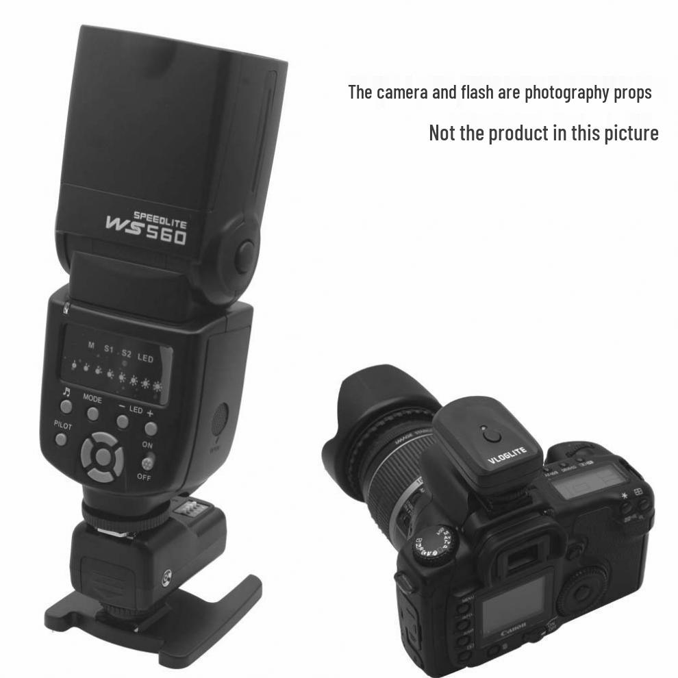 8VLOGLITE PT-16GY Wireless Hot Shoe Flash Trigger for Outdoor Photography - 16 Channels