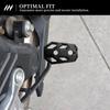 MotHeart Motorcycle Brake Pedal Extensions for NX500/NX400/MSX 125 GROM/CB500X/CB500F/CBR 500R/CB400F/CB400X/CBR 400R Improved Comfort and