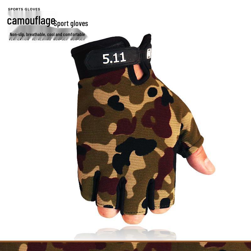 Herren Halbfinger Rutschfest Atmungsaktiv Fitness- und Radhandschuhe für Frühling/Sommer