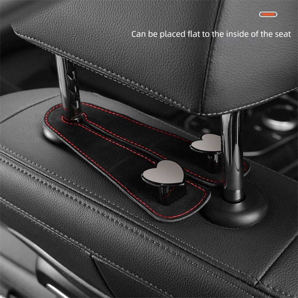 Double Hook Car Rear Seat Hanger Universal Rear Seat Phone Holder 2in1 Back Seat Organizer  Bag