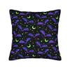 Halloween Bat Cartoon Pillowcase Printing Cushion Cover Decoration  Pillow Case Cover Bedroom Zipper
