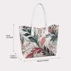 Elegant Floral Print Shoulder Bag Women Daily Carry Tote Stylish Casual Commuter Handbag