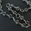 Fashionable Sturdy Alloy Punk Chain Featuring Powerful Designs Jewelry Accessory for Music Festivals and Parties