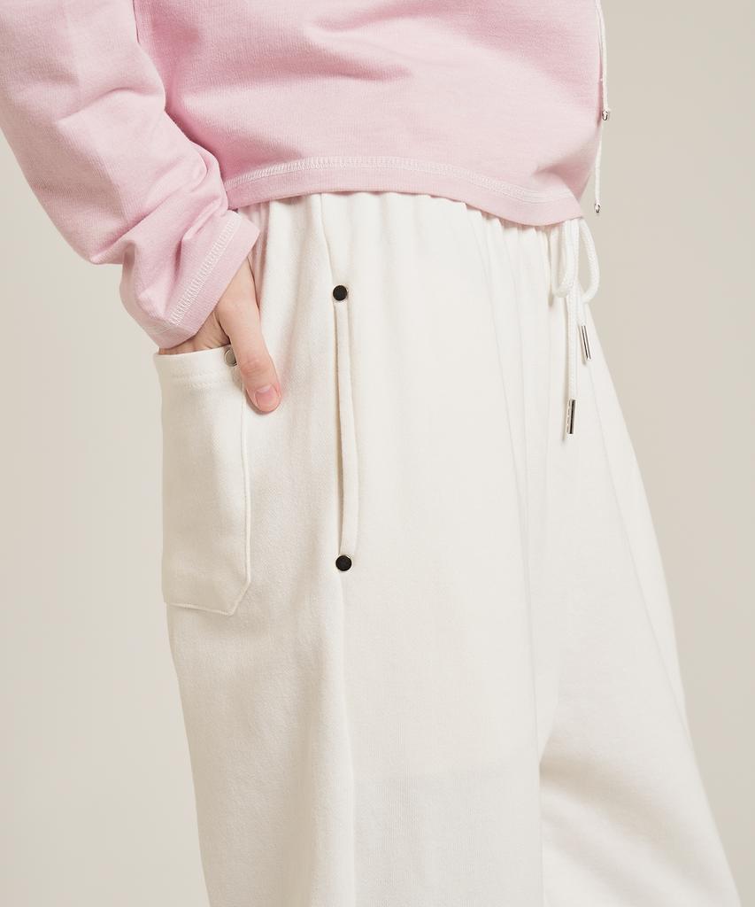 Iteoneolmomeonteu Rivet Sweatpants _ White