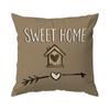 1pcs/4pcs Bless Home Farmhouse Cushions Pillowcase Polyester Cushion Cover Throw Pillow Pillowcover Home Car Sofa Decor