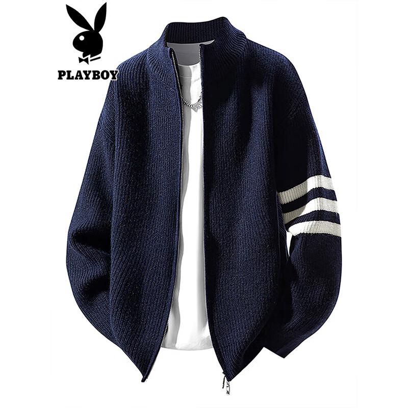 

PLAYBOY Мужской кардиган с воротником-стойкой XL