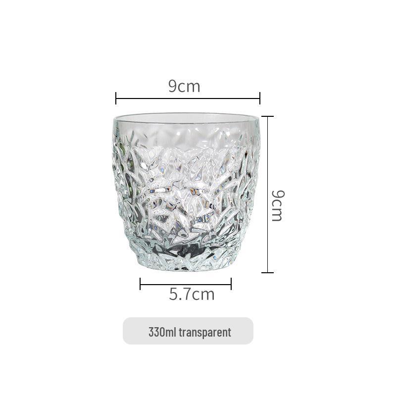 Jiabao Acrylic Crystal Glass: Cocktail, Whiskey & Juice Creative Wine Glass