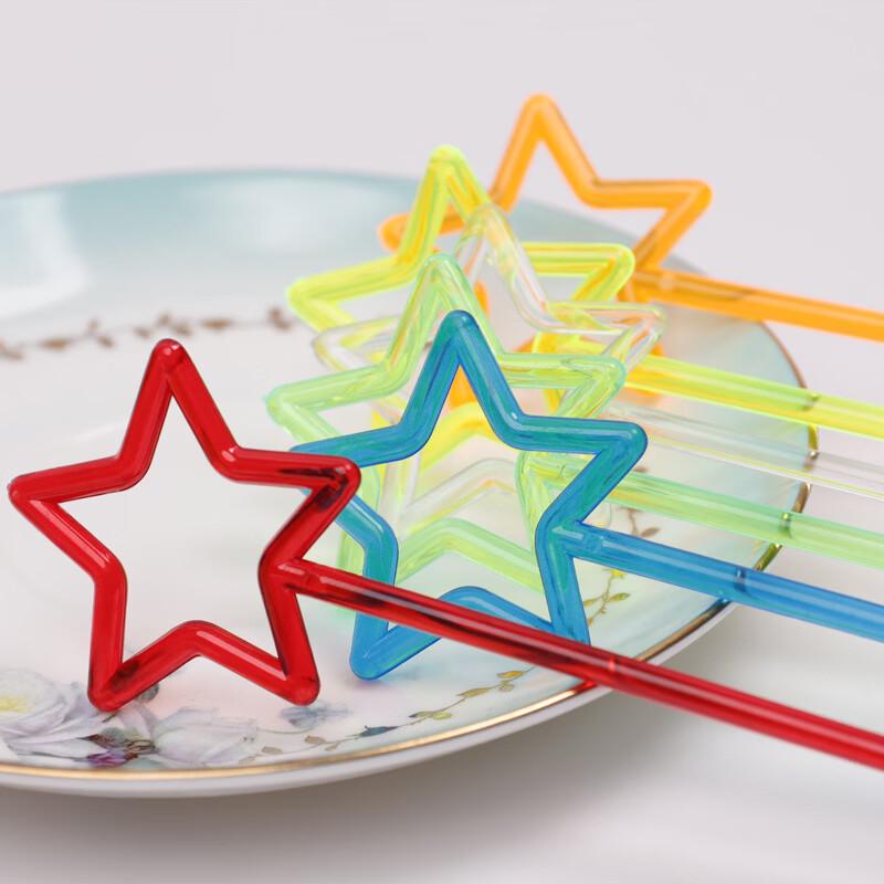 Plastic Star Swizzle Sticks Set