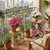 Realistic Artificial Begonia Flowers UV Protection Floral Arrangement Silk Begonia Flower Festival Wreath Flower Art Faux Plants