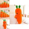 Delightful Carrot Sleeping Pillow Plush Toy Cushion For Kids Room Decor