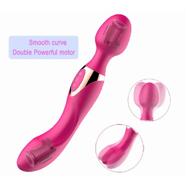 New AV Magic Wand G Spot Massager, USB Charge Big Stick Vibrators for Women Female Sexy Clit Vibrator Adult Sex Toys for