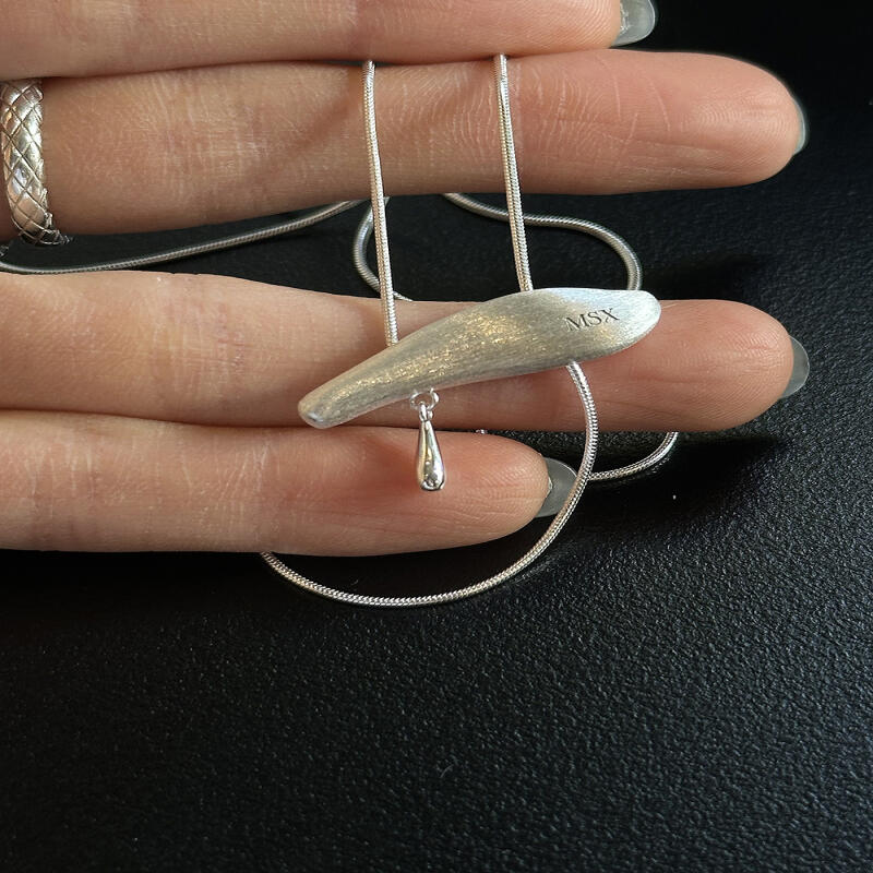 [925silver] Nars string necklace