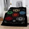 Magic the Gathering Kawaii Blanket King Size Bed Blankets & Throws Microfiber Bedding Knitted Plaid Home Interior Beach Towel