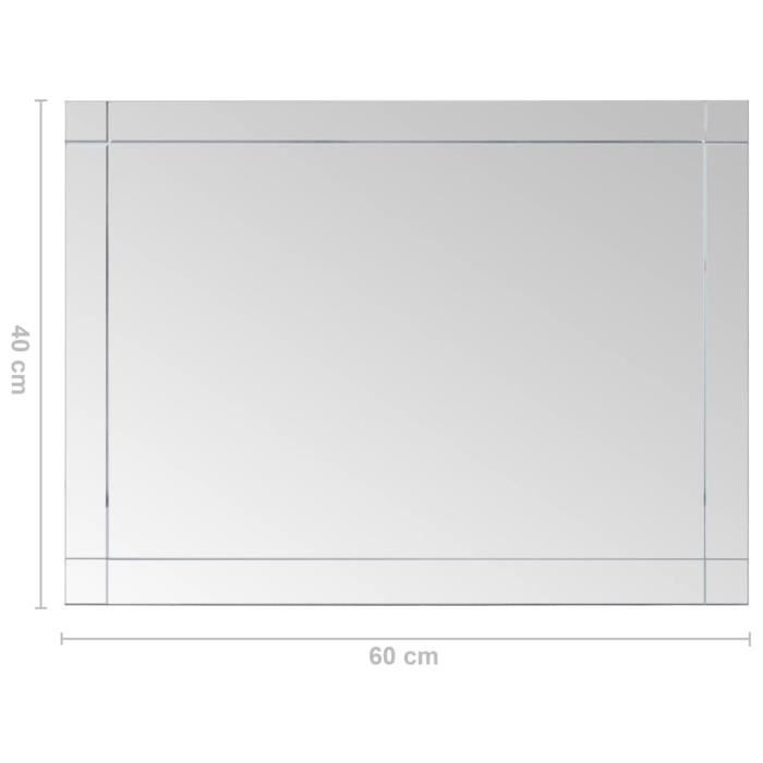 VidaXL Wall Mirror 60x40 Cm Glass