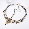 Luxury Baroque Headwear Necklace Lolita Gothic Headpiece Necklace Ethnic Style Jewelry  Cosplay