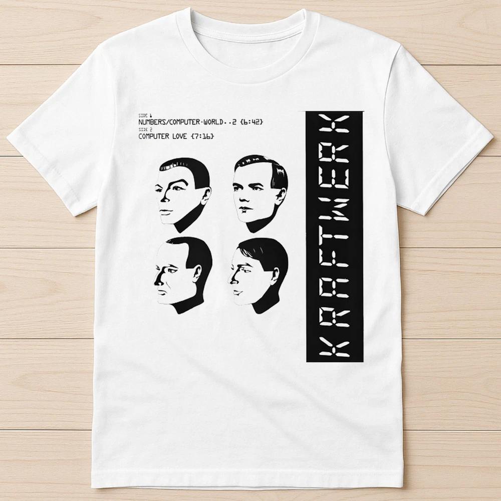 Kraftwerk Promo Label Computer World Love Music Meme Funny Gift Tee T Shirt G288 S
