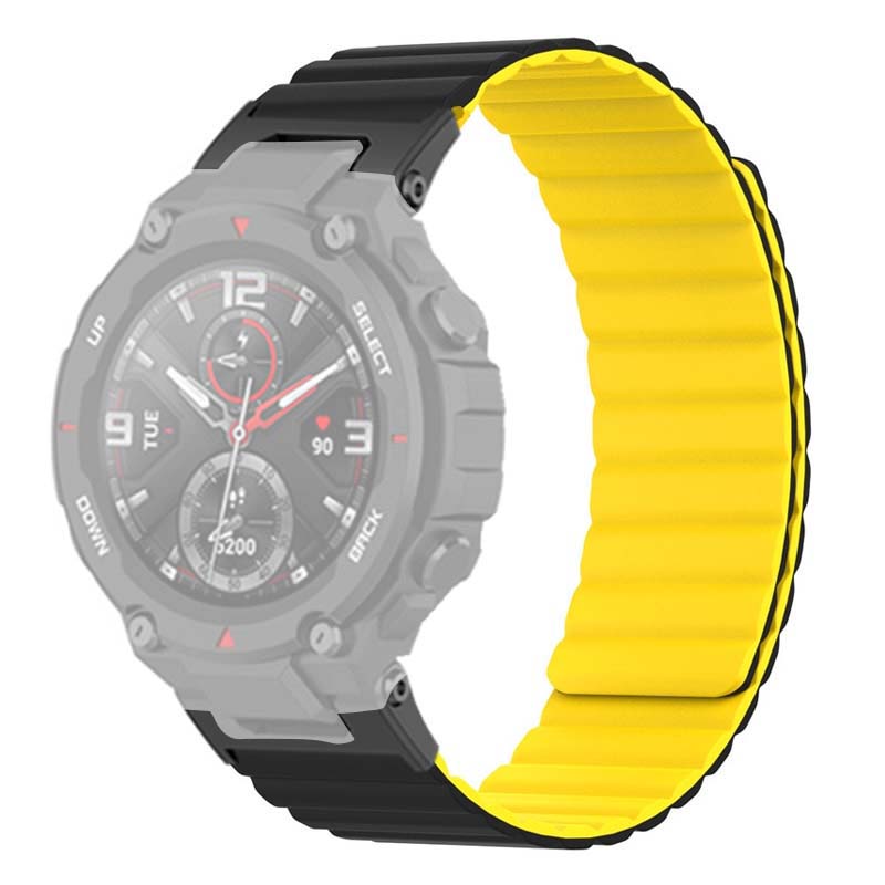 Pro Huami Amazfit T-Rex/T-Rex Pro Silikonový řemínek k hodinkám Magnetický náramek pro chytré hodinky