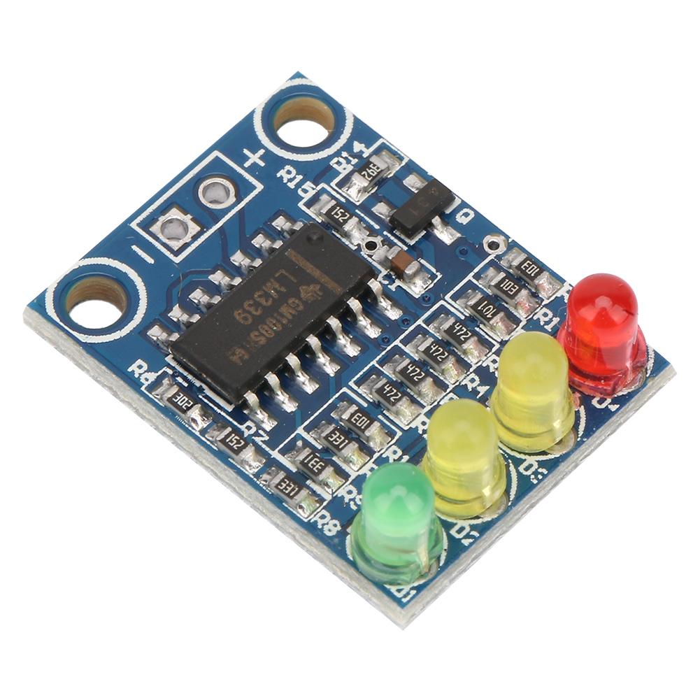 12V Battery 4 Digits Battery Indicator Module Power Capacity LED Light Indication Module