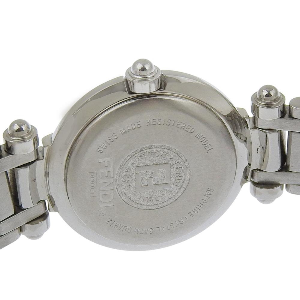 Fendi Olologi Watches 750L blackDial Stainless Steel Quartz Analog Display Women Used