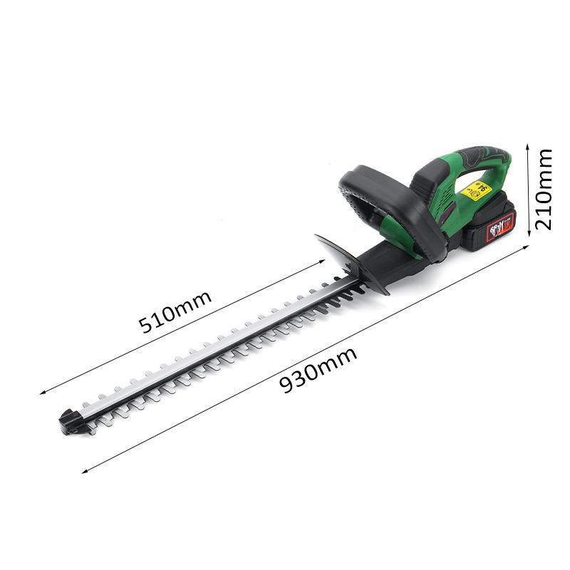 1400RPM Electric Hedge Trimmer Cordless Garden Trimmer Lawn Mower Rechargeable Weeding Shear Pruning Mower Garden Power Tool