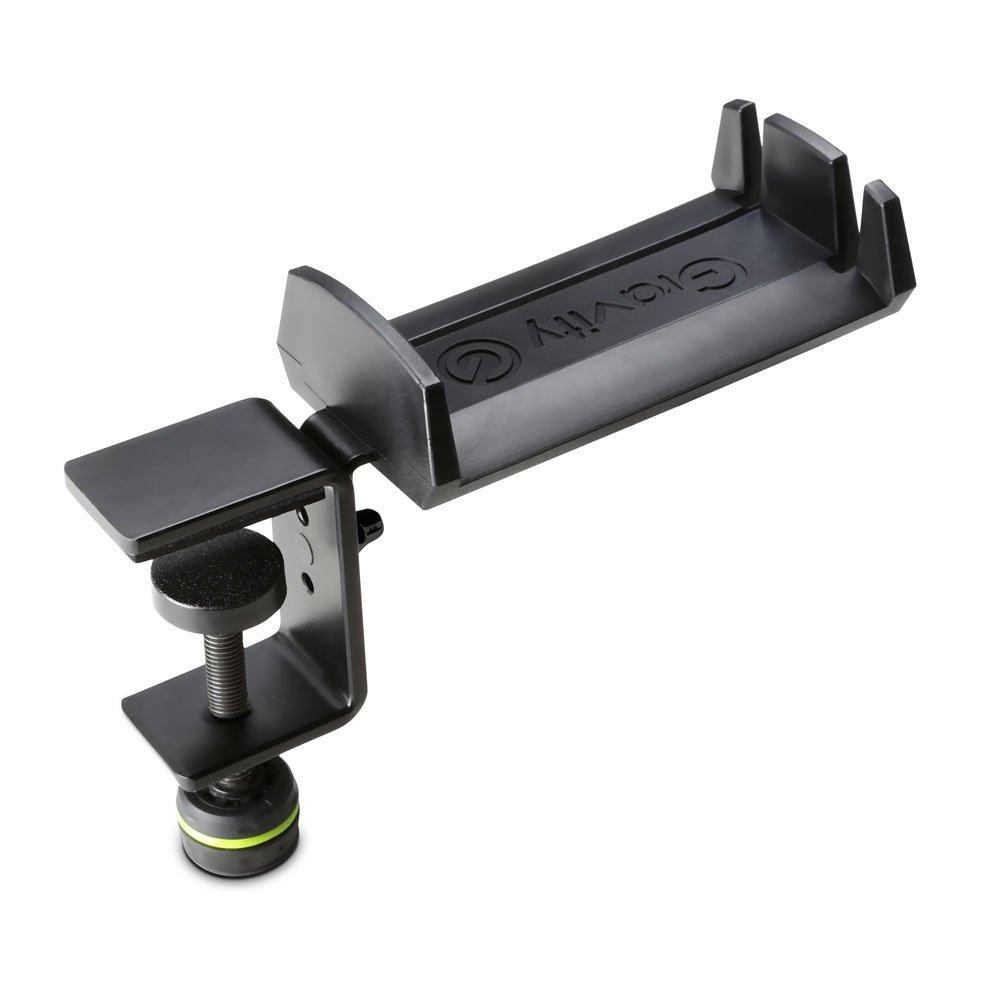 Gravity Monitor Headphone GHPHTC01B Desk-Mounted Hanger, Black,