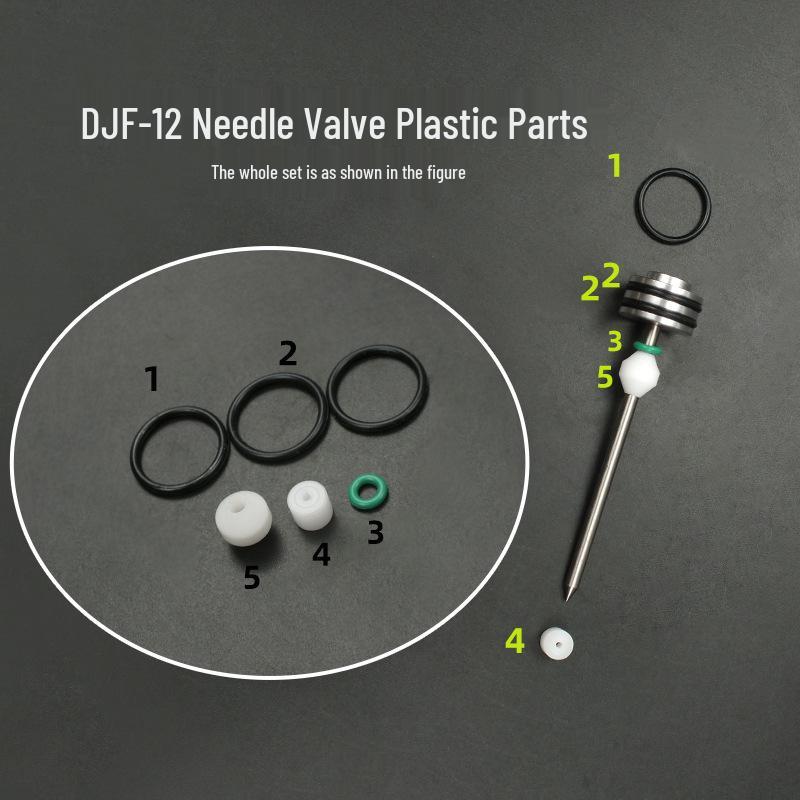 Small Flow Dispensing Valve for UV Glue, Ink, & Alcohol - Precision Micrometer Glue Machine Accessory