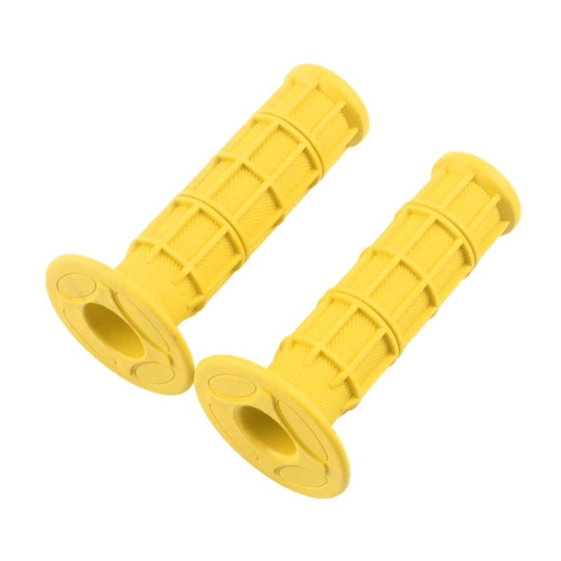 Motorcycle Rubber Hand Grips 22mm 7/8'' Handlebar Grips Universal Motorcycle Modification Hand Grips