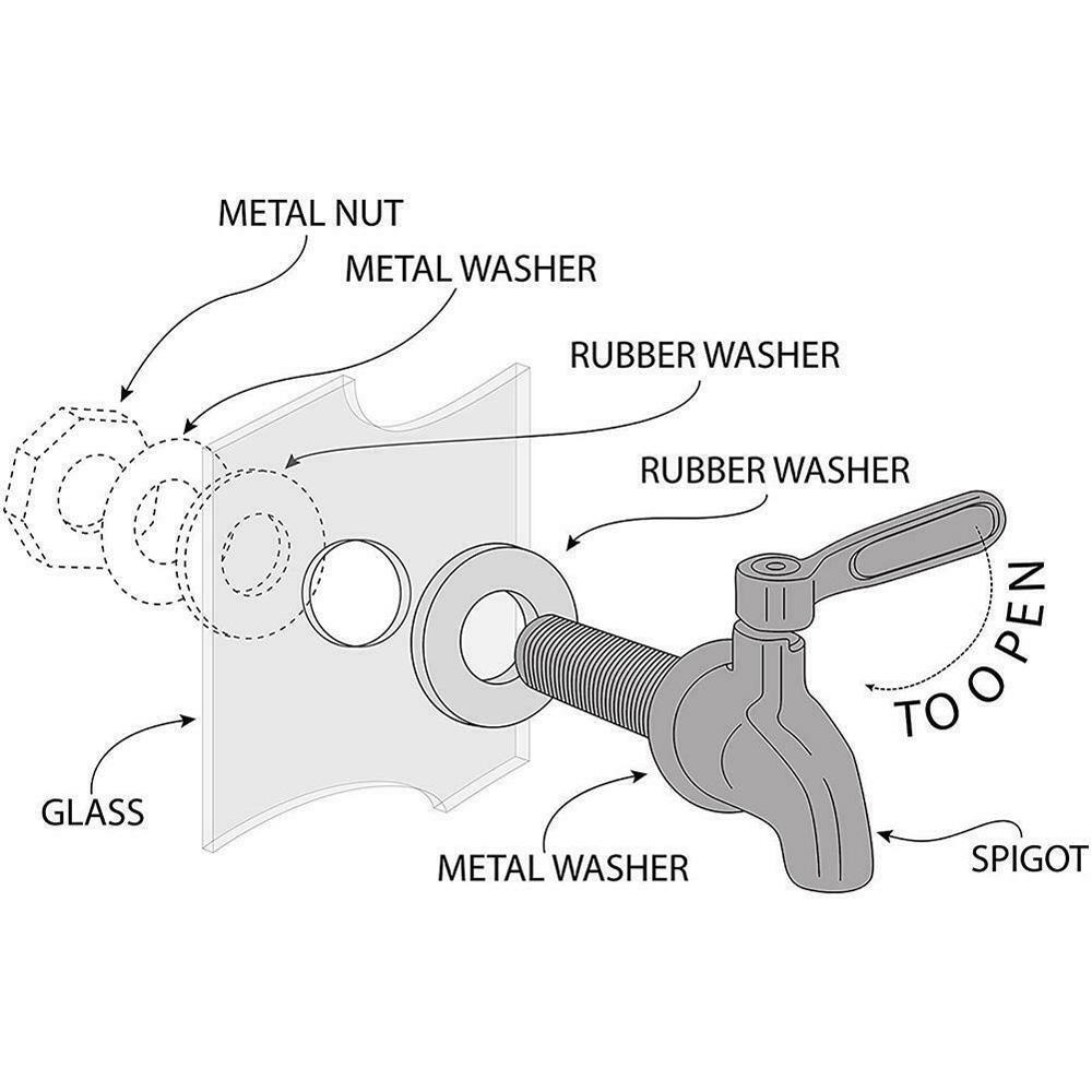 Beer Oak Barrel Juice Drink Water Dispenser Spigot Beverage Tap Wine Barrel Faucet Bar Supplies