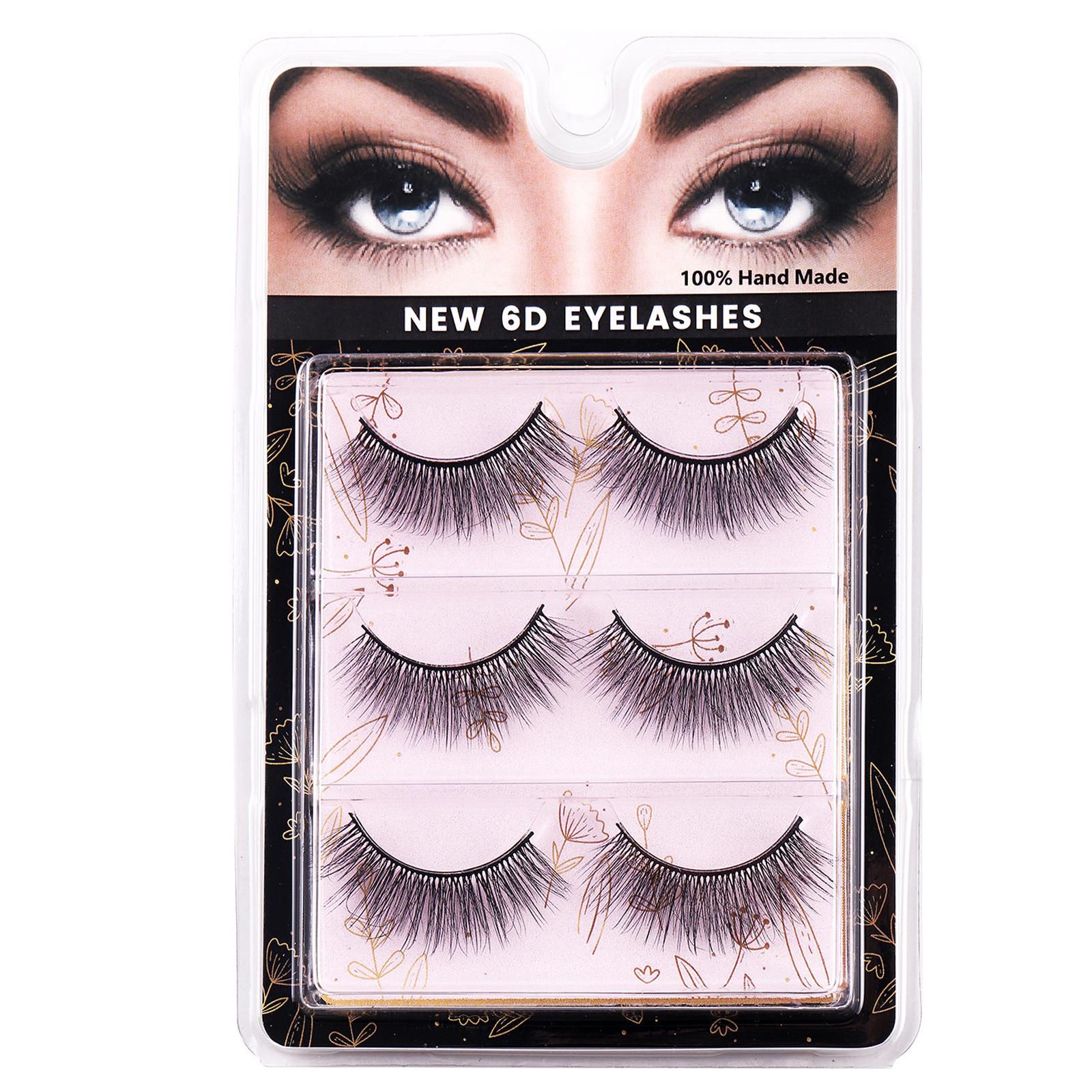 

Многоразовые длинные сексуальные объемные ресницы ручной работы Fluffys3D Lashes Natural ExtensionsFalse Eyelashs Makeup Full Strip Lashes 6D14