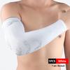 Loogdeel Sports Arm Sleeve Silicone Anti Slip High Elastic Compression Sun Protection for Basketball Tennis Fitness