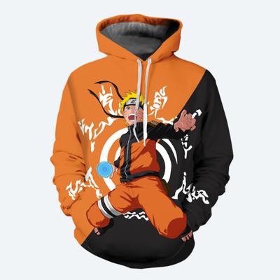 2024 New 3D Printed Japanese Anime Naruto Pattern Men's Pullover Cosplay Naruto Fashion Streetwear Casual Men's Hoodies