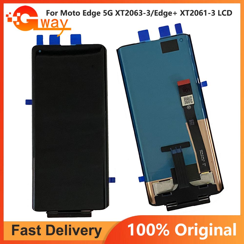 LCD Screen and Digitizer Full Assembly For Moto Edge XT2063-3 Edge+ XT2061-3