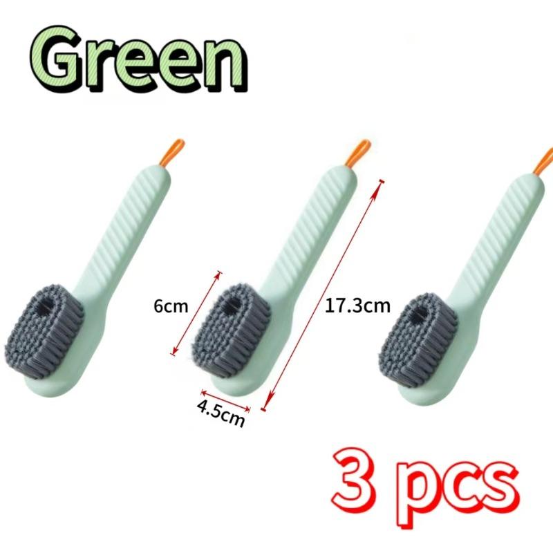 1/2/3PCS Multi-Function Automatic Liquid Discharge Cleaning Brush–Shoe Brush & Clothes Cleaner,Perfect Household Cleaning Tool