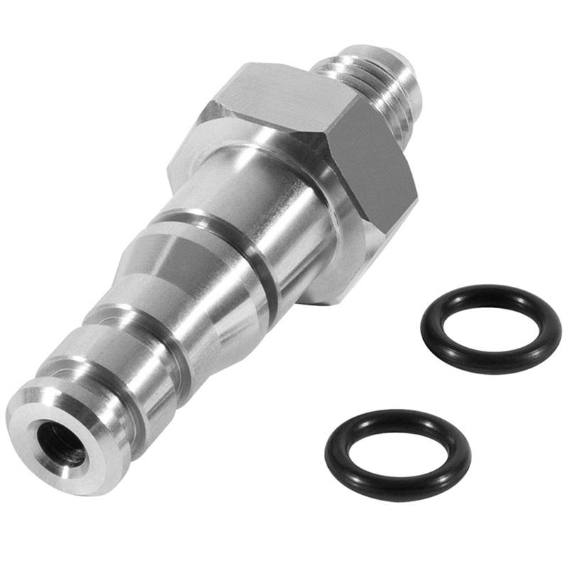 

For GM LS LSX TR6060 Clutch Slave Cylinder Hydraulic Line Adapter Fitting An-4 Line 1/4 Inch NPT Tremecc SWAP SS срібний