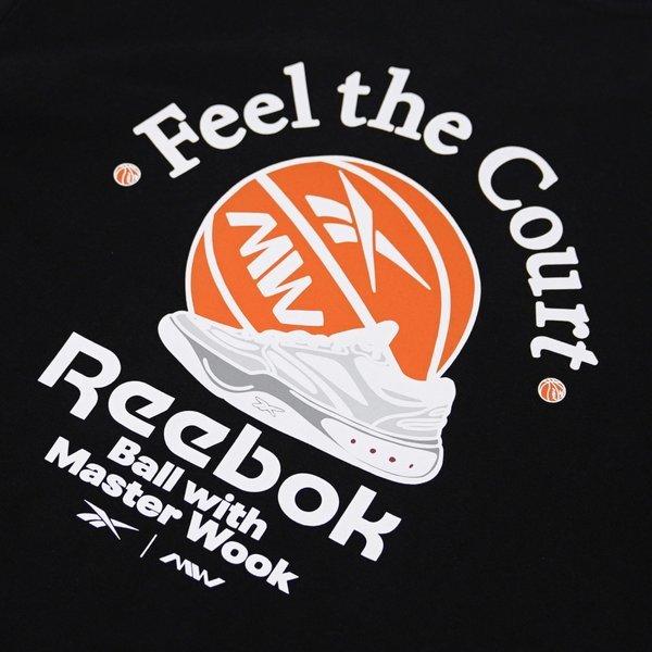 Reebok X MasTer Wook ShorT Sleeve T shirT   Black reTs5fh71bk