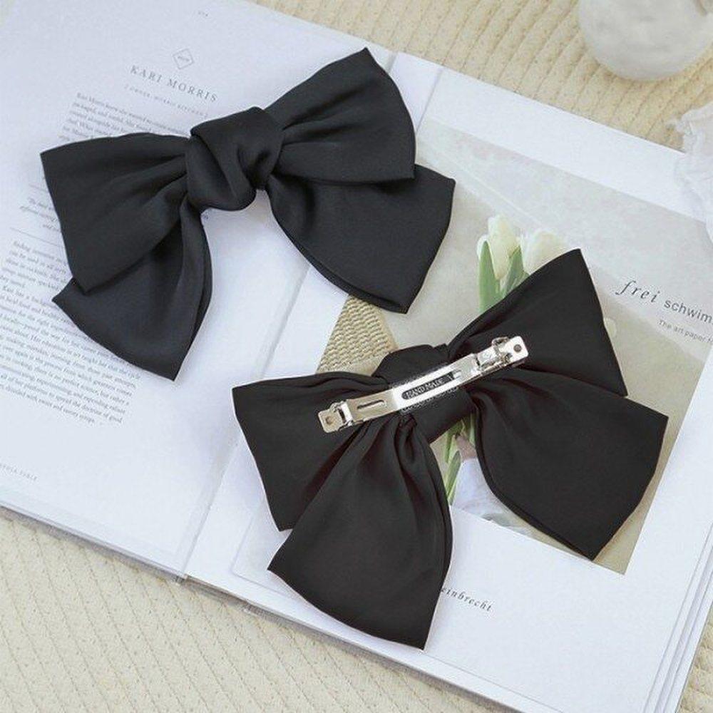 

Mno Black King Ribbon Pin Big Ribbon Pin Black Automatic Hair Hair Pin Big Ribbon Pin Hair Pin Pin