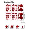 Floral Pattern Bathtub Appliques, Waterproof Non-Slip Bathtub Sticker, Bathtub Wall Decals, Bathroom Toilet Decorative Adhesive