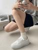 White Little White Shoes Women's Spring and Autumn 2025 New Sports Shoes Versatile Japanese College Style European Goods Casual Board Shoes Students