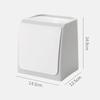 Desktop Trash Can Wall Mounted Mini Waste Bin For Desktop Office Table Car Self Adhesive Trash Container Trash Bin Accessories